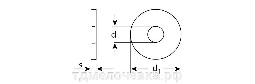 ЗУБР DIN 9021, 14 мм, цинк, 5 кг, кузовная шайба (303820-14) от компании ТД МЕЛОЧевка (товары для дома от метизов до картриджей) - фото 1