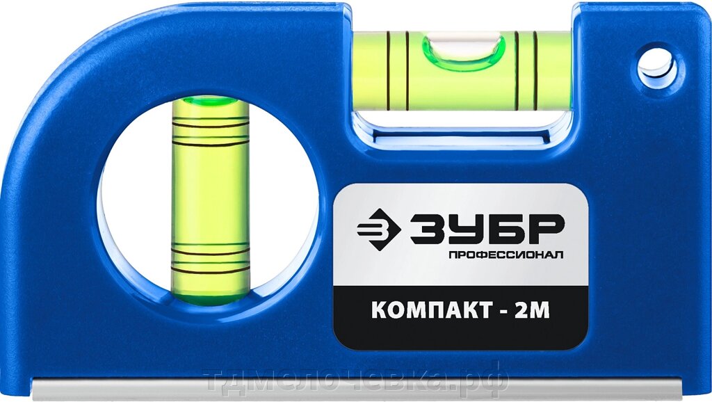 ЗУБР КОМПАКТ - 2М, 85 мм, магнитный компактный уровень, Профессионал (34551) от компании ТД МЕЛОЧевка (товары для дома от метизов до картриджей) - фото 1