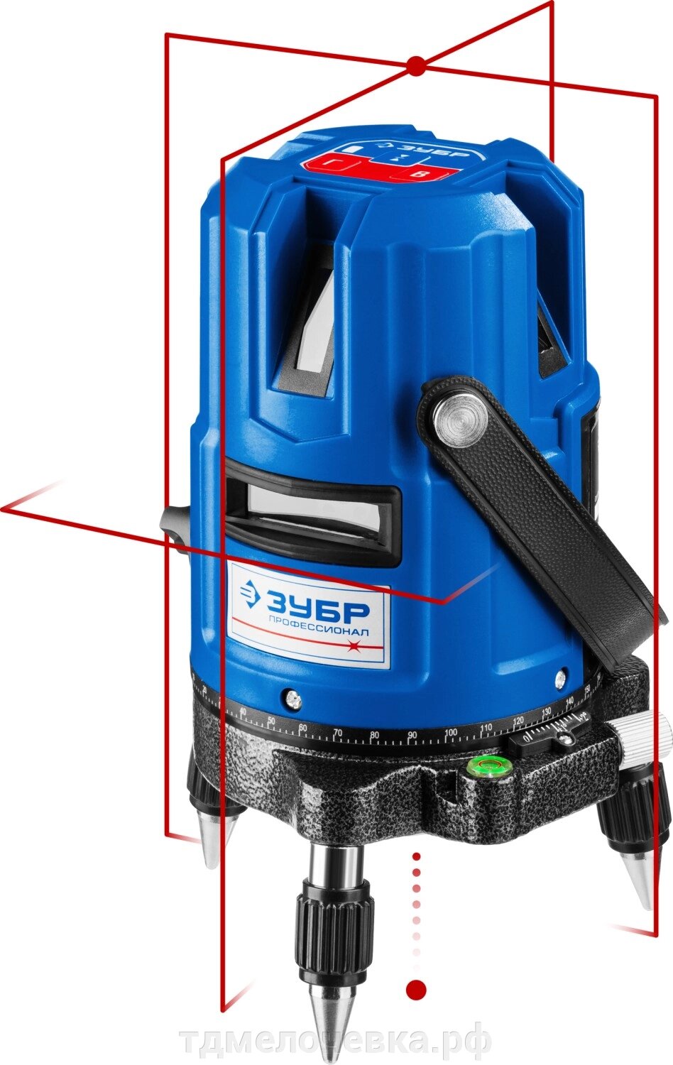 ЗУБР Крест 55, 20 - 70 м, лазерный нивелир, Профессионал (34904) от компании ТД МЕЛОЧевка (товары для дома от метизов до картриджей) - фото 1
