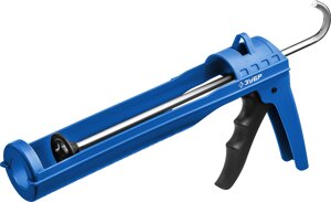 ЗУБР лёгкий полукорпусной пистолет для герметика Эксперт, 310 мл, серия Профессионал