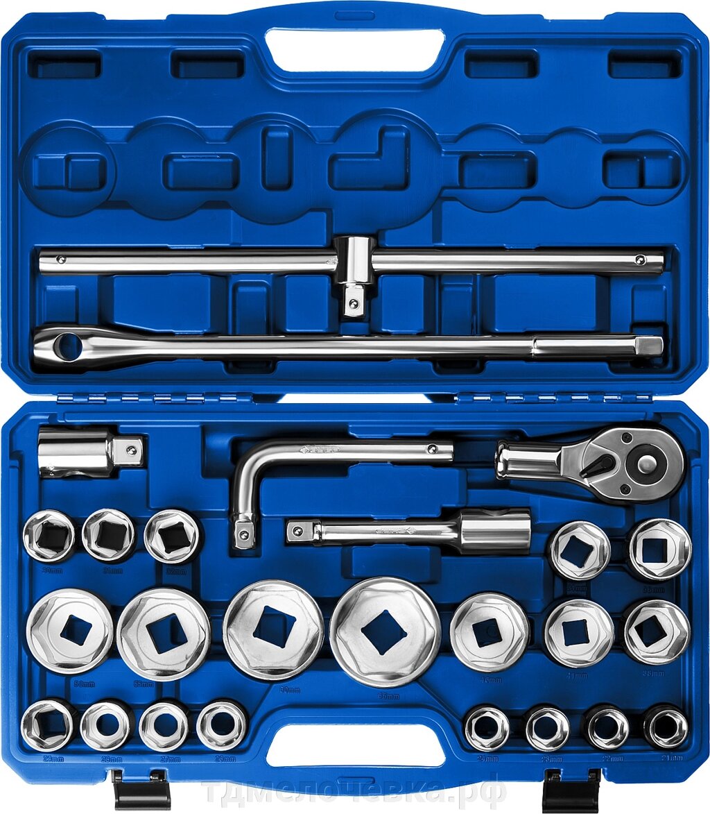 ЗУБР НКТ-26, 26 предм., (3/4″+1″), набор инструмента для крупногабаритной техники, Профессионал (27660-H26) от компании ТД МЕЛОЧевка (товары для дома от метизов до картриджей) - фото 1