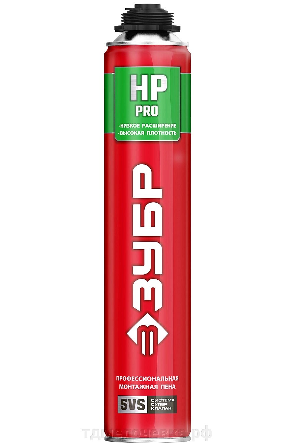 ЗУБР PRO HP, 800 мл, пистолетная, с низким расширением, выход до 50л, монтажная пена (41148) от компании ТД МЕЛОЧевка (товары для дома от метизов до картриджей) - фото 1