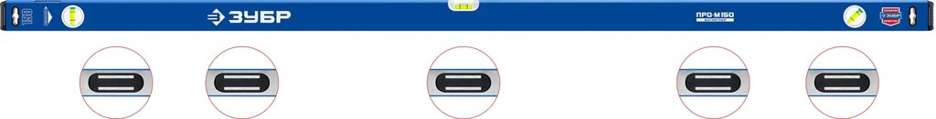 ЗУБР ПРО-М, 1500 мм, усиленный магнитный уровень, Профессионал (34589-150) от компании ТД МЕЛОЧевка (товары для дома от метизов до картриджей) - фото 1