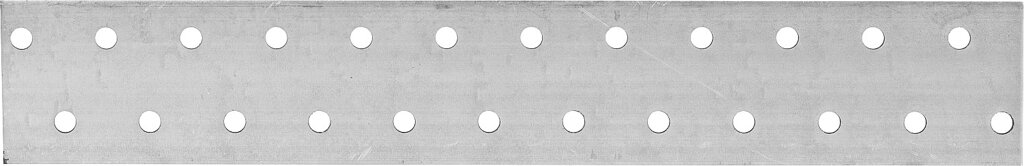 ЗУБР ПС-2.0, 40 x 240 x 2 мм, цинк, соединительная пластина (310256-040-240) от компании ТД МЕЛОЧевка (товары для дома от метизов до картриджей) - фото 1