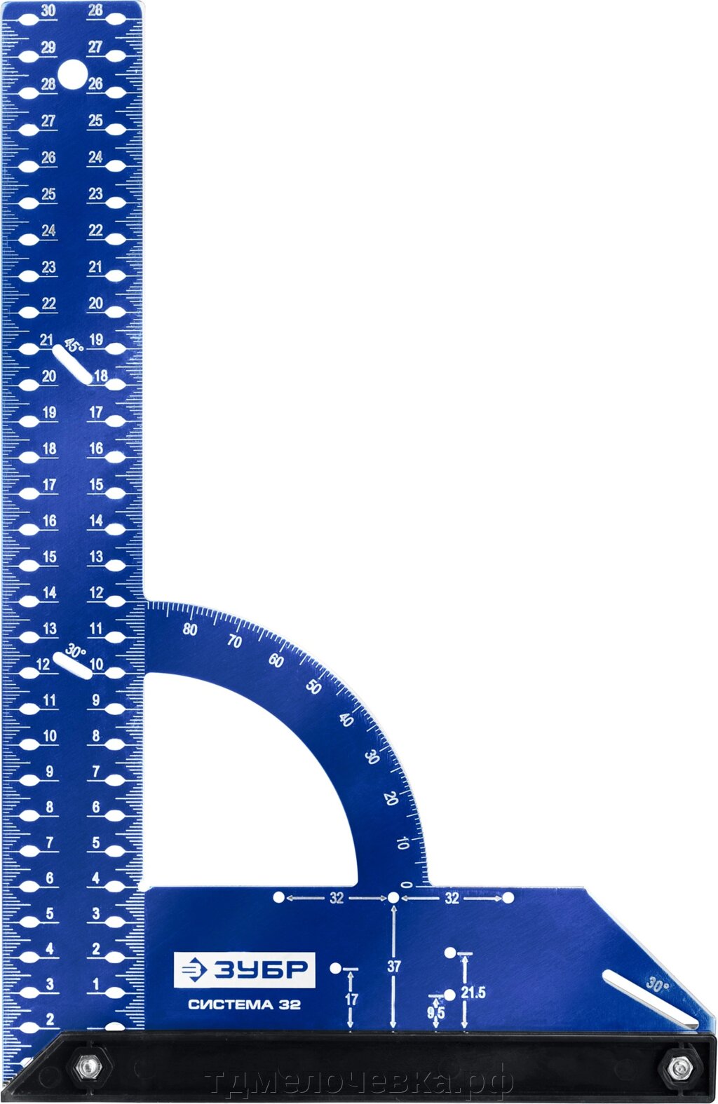 ЗУБР Система-32, разметочный мебельный угольник, Профессионал (34398-30) от компании ТД МЕЛОЧевка (товары для дома от метизов до картриджей) - фото 1