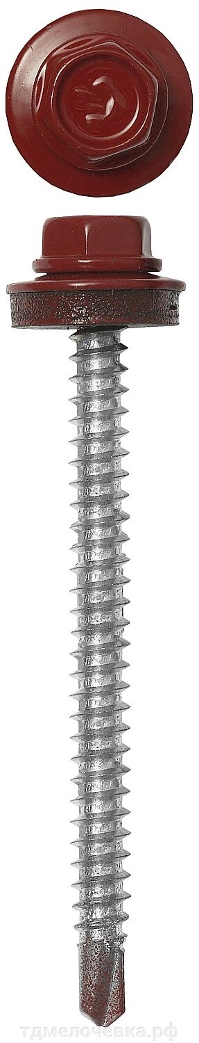 ЗУБР СКД 3003, 35 х 4.8 мм, рубин.-красн., 1800 шт, кровельный саморез, Профессионал (4-300310-48-035-3003) от компании ТД МЕЛОЧевка (товары для дома от метизов до картриджей) - фото 1