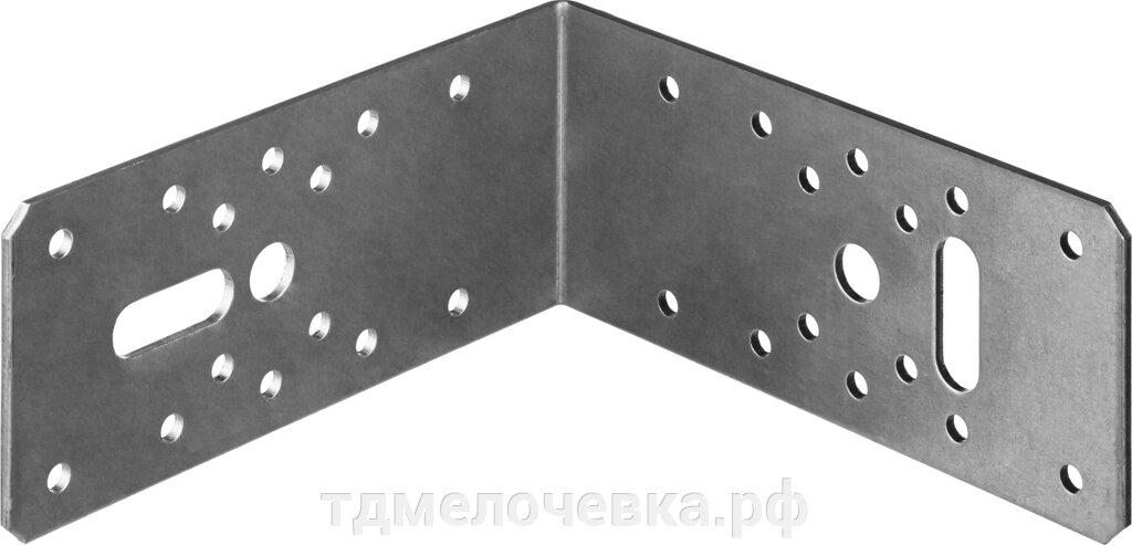 ЗУБР УК-2.5, 65 x 145 x 145 x 2.5 мм, цинк, крепежный уголок (31012-145) от компании ТД МЕЛОЧевка (товары для дома от метизов до картриджей) - фото 1