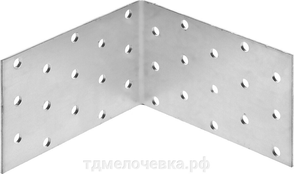 ЗУБР УКР-2.0, 60 x 100 x 100 x 2 мм, цинк, равносторонний крепежный уголок (310206-060-100) от компании ТД МЕЛОЧевка (товары для дома от метизов до картриджей) - фото 1