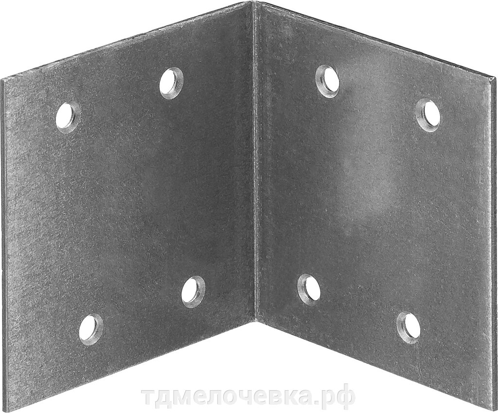 ЗУБР УМШ-1.5, 60 x 60 x 60 x 1.5 мм, белый цинк, широкий мебельный уголок (31034-60) от компании ТД МЕЛОЧевка (товары для дома от метизов до картриджей) - фото 1