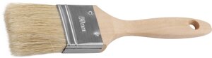 ЗУБР УНИВЕРСАЛ, 50 мм, 2″светлая натуральная щетина, деревянная ручка, все виды ЛКМ, плоская кисть (01005-050)