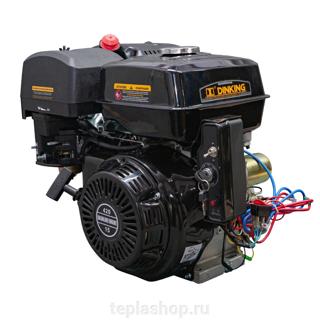 Двигатель Dinking DK190FE-S (15лс, зимний, электростатер, катушка, датчик масла) от компании ООО "РВК" - фото 1