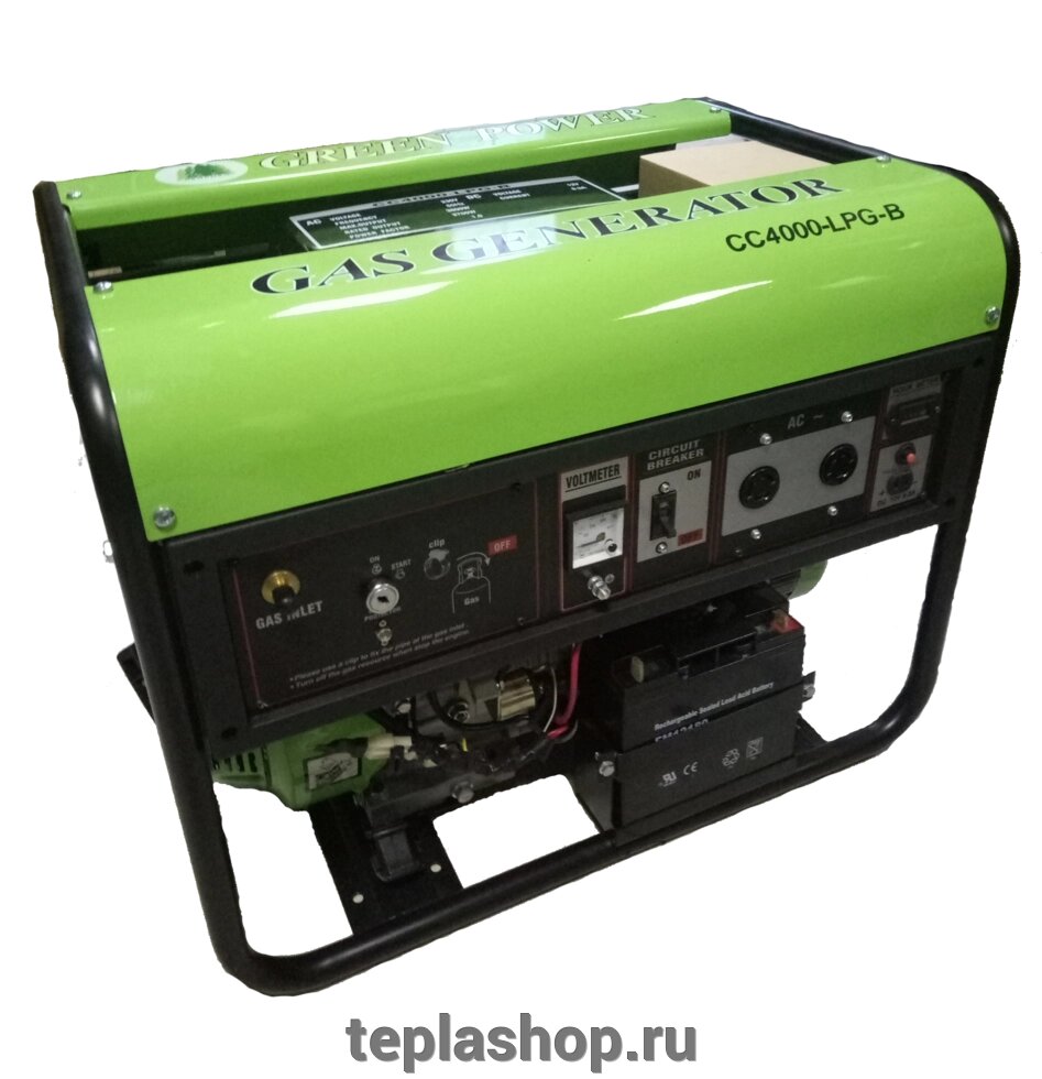 Газовый генератор Greenpower CC4000-LPG-B 4 Квт от компании ООО "РВК" - фото 1