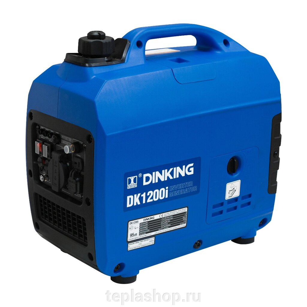 Генератор бензиновый инверторный Dinking DK1200i (1,2кВт, 230В/50Гц, DK145, бак 2,5л.) от компании ООО "РВК" - фото 1