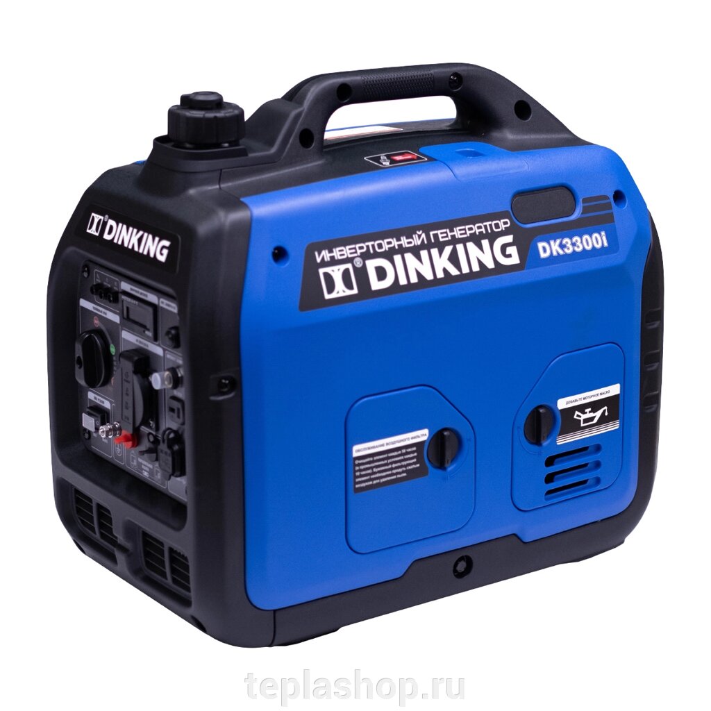 Генератор бензиновый инверторный Dinking DK3300i (3,3кВт, 230В/50Гц, DK164, бак 4л.) от компании ООО "РВК" - фото 1