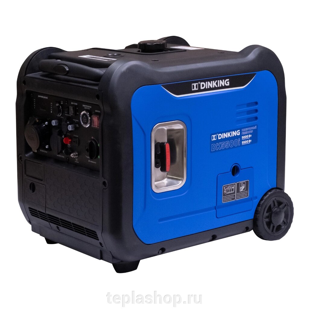 Генератор бензиновый инверторный Dinking DK5500i (5,5кВт, 230В/50Гц, DK180, бак 13,5л. АВР) от компании ООО "РВК" - фото 1