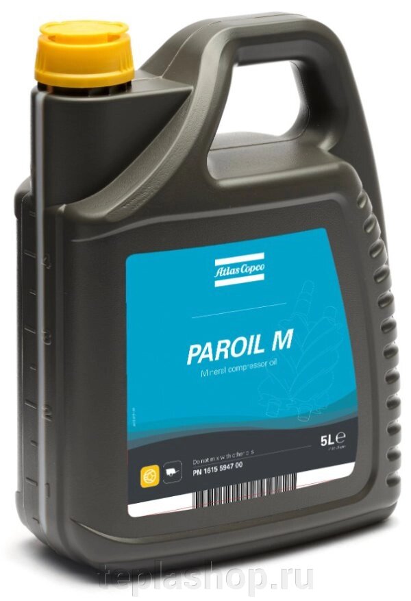 Масло компрессорное минеральное PAROIL M (1615594700) 5 л от компании ООО "РВК" - фото 1