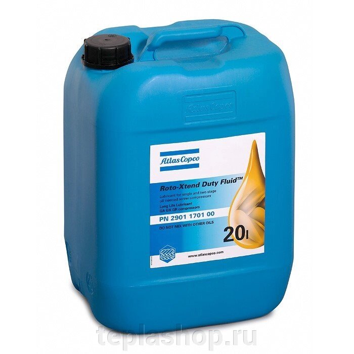 Синтетическое компрессорное масло Roto-Xtend Duty Fluid (2901170100) 20 л от компании ООО "РВК" - фото 1