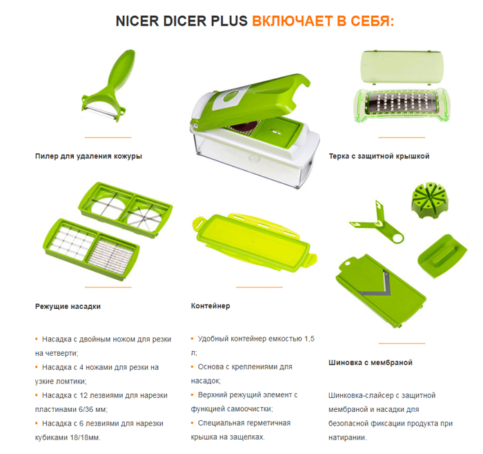 Найсер дайсер инструкция на русском языке с фото к овощерезке