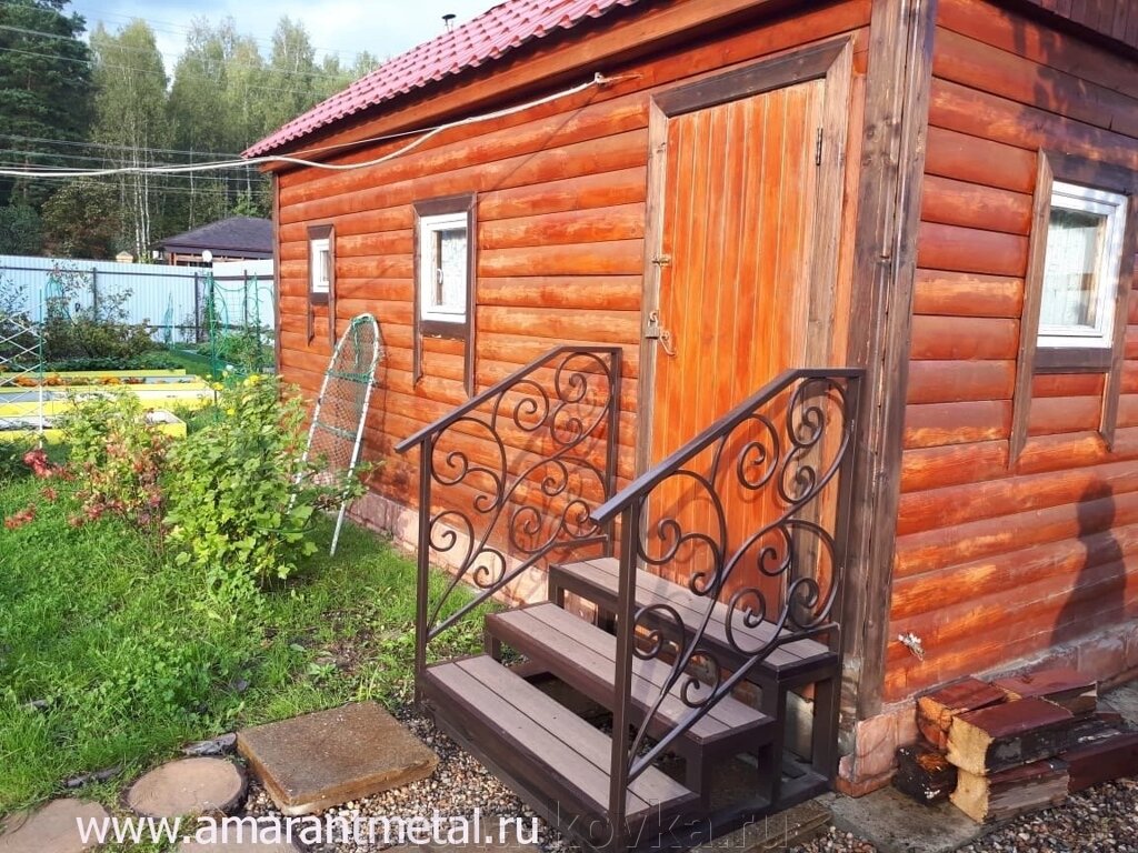 Крыльцо для дома, ажурное от компании ООО Амарант - фото 1