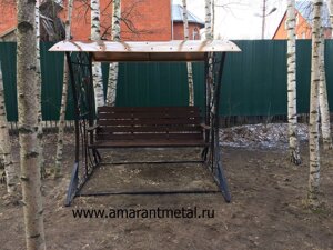 Качели садовые 3-х местные в Москве от компании ООО Амарант
