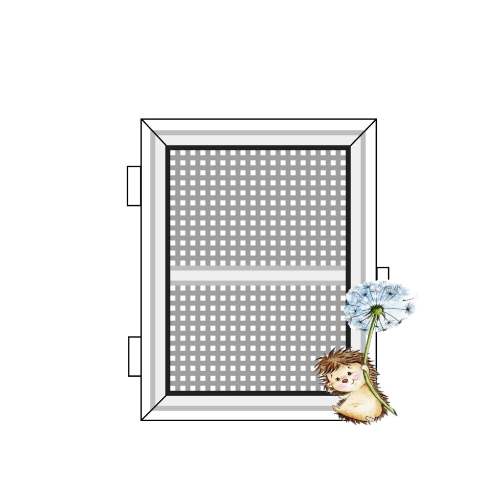 Москитная сетка дверная белая полотно Антипыль от компании ООО "ПеноПласт" - фото 1