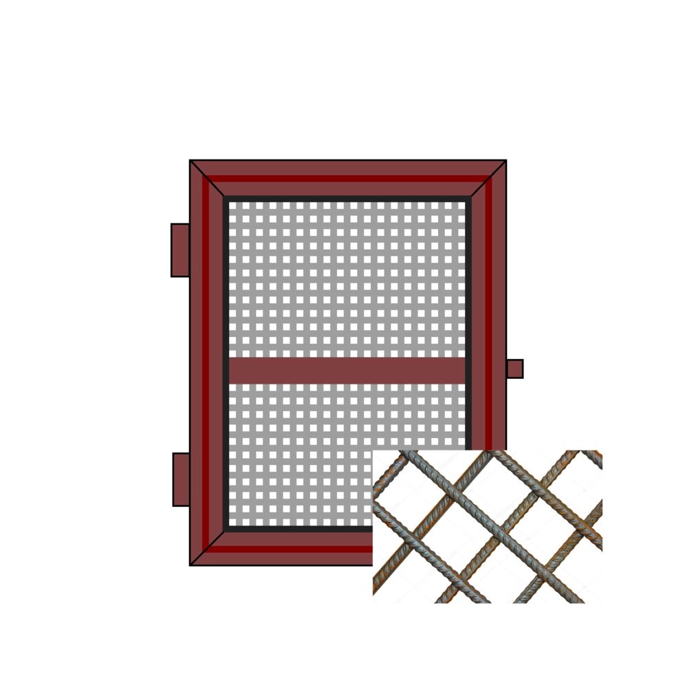 Москитная сетка дверная коричневая полотно Алюминий ##от компании## ООО "ПеноПласт" - ##фото## 1