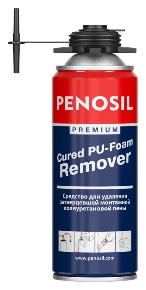 PENOSIL Premium Cured PU-Foam Remover размягчитель отвержденной полиуретановой пены от компании ООО "ПеноПласт" - фото 1