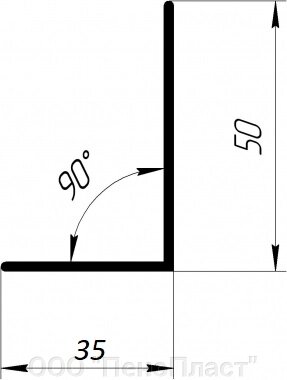 Уголок 50*35*2 - 1500 мм (763401258) купить с доставкой по доступной ...