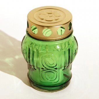 Лампада для дома Зелёного цвета от компании Восковые свечи Козельск - фото 1