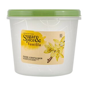 Банка для продуктов Sugar&Spice Vanilla с завинчивающейся крышкой 0,7л, пластик, 3 цвета