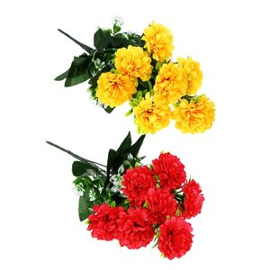 Букет искусственных цветов, пластик, 7 цветков, 2 цвета, арт 03