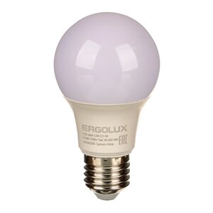 Ergolux LED-A60-12W-E27-4K (Эл. лампа светодиодная ЛОН 12Вт E27 4500K 180-240В), 12151
