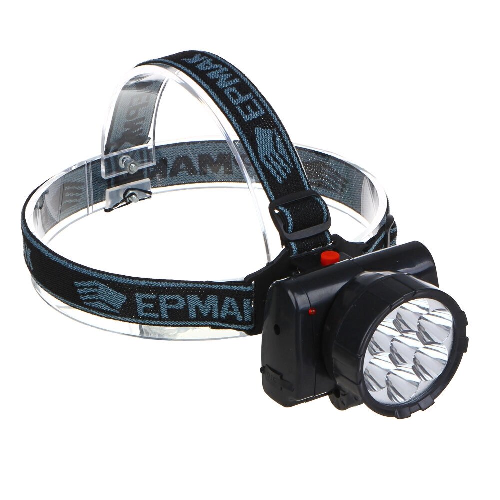 ЕРМАК Фонарь налобный аккумуляторный 7 ярк. LED, шнур 220В, 8,8х7х7,6см от компании ООО "Барс" - фото 1