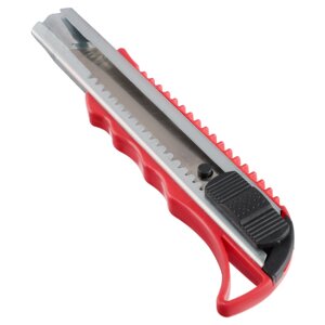 HEADMAN Нож сегментный с фиксатором, толщина лезвия 0,4мм, ширина 18мм, пластик, металл