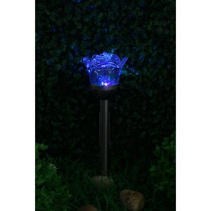 Inbloom фонарь роза на солн. бат8*36смled2*бел, RGB IP44,2реж,1*1,2vni-MH AAA600mah 2.1v25ма пласт, мет