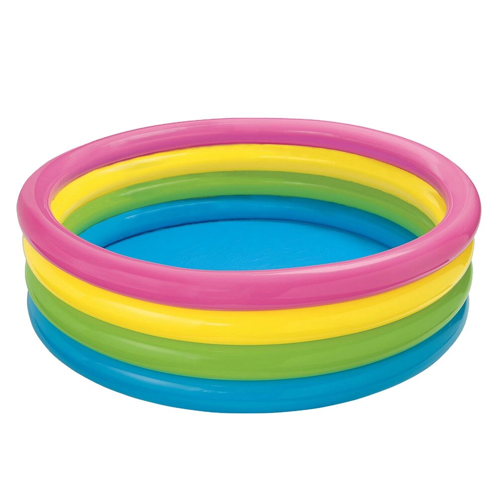 INTEX Бассейн "Цветные кольца", 168x46см, от 3 лет, 56441 от компании ООО "Барс" - фото 1