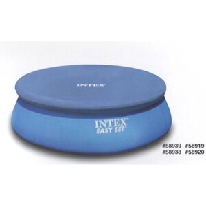 INTEX Крышка для круглого бассейна с надувными бортами, 366см, 58919/28022