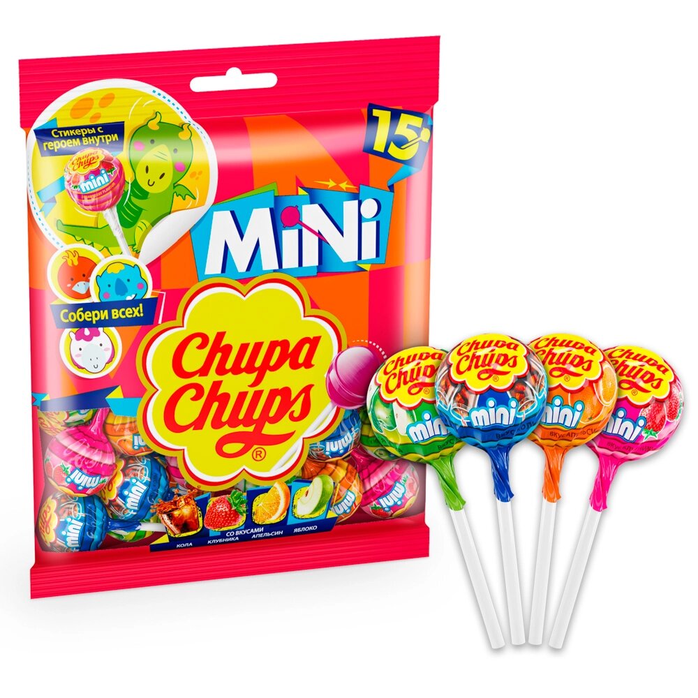 Карамель Chupa Chups Мини, 90 г от компании ООО "Барс" - фото 1