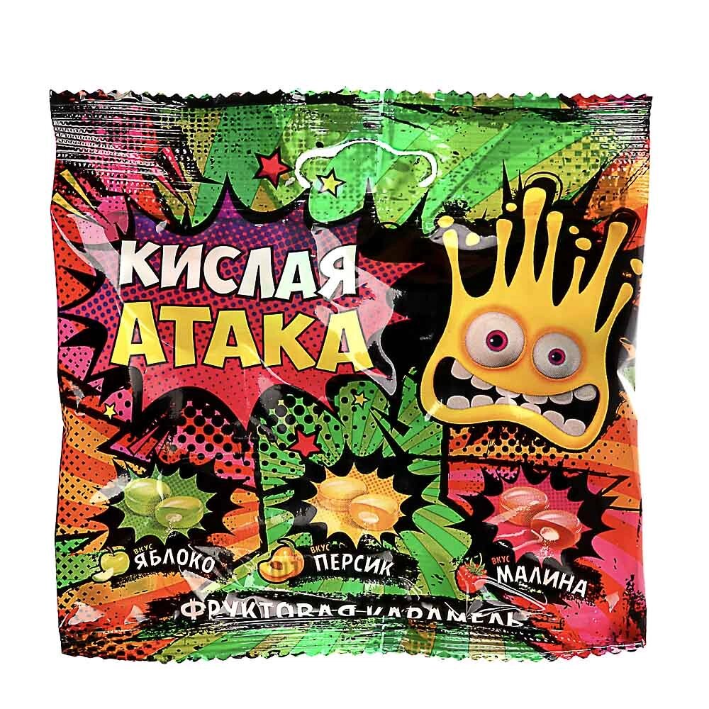 Карамель в пакете "КИСЛАЯ АТАКА", 30г от компании ООО "Барс" - фото 1