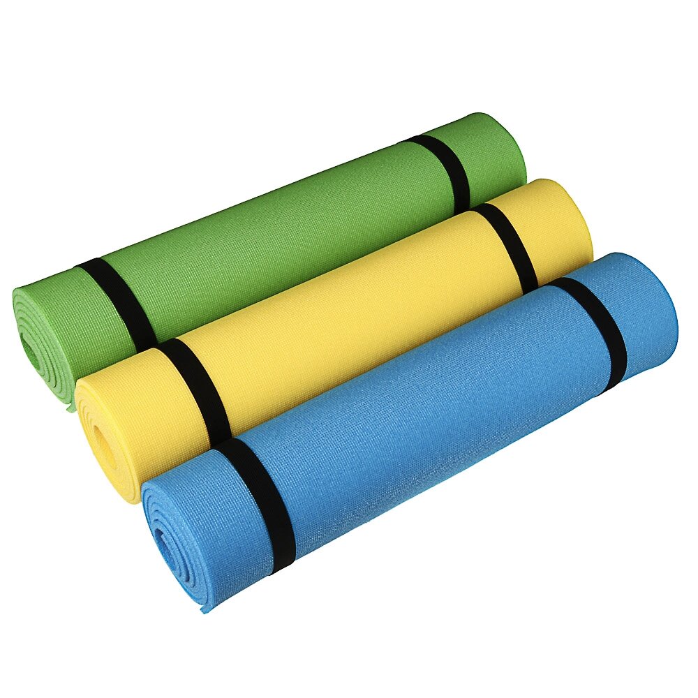 Коврик для йоги 140x50 (+/- 1%) x0,6см пенополиэтилен, 3 цвета от компании ООО "Барс" - фото 1