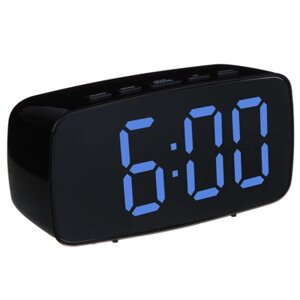 LADECOR CHRONO Будильник электронный, 12x6x4 см, USB / 3xAAA, пластик, 2 цвета