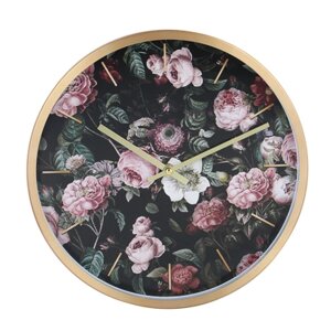 LADECOR CHRONO Часы настенные круглые, металл, 30х30х4 см, 1xАА, арт. 2-13