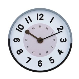 LADECOR CHRONO Часы настенные круглые, пластик, 30,5х30,5х4,5 см, 1xАА, арт. 2-24