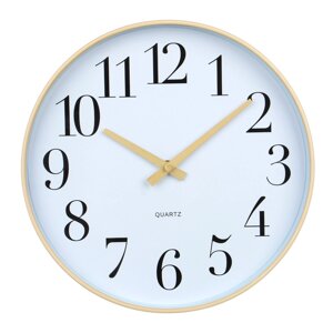 LADECOR CHRONO Часы настенные круглые, пластик, 30х30х4 см, 1xАА, арт. 2-14