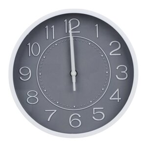 LADECOR CHRONO Часы настенные круглые, пластик, d20 см, 1xAA, арт. 06-4
