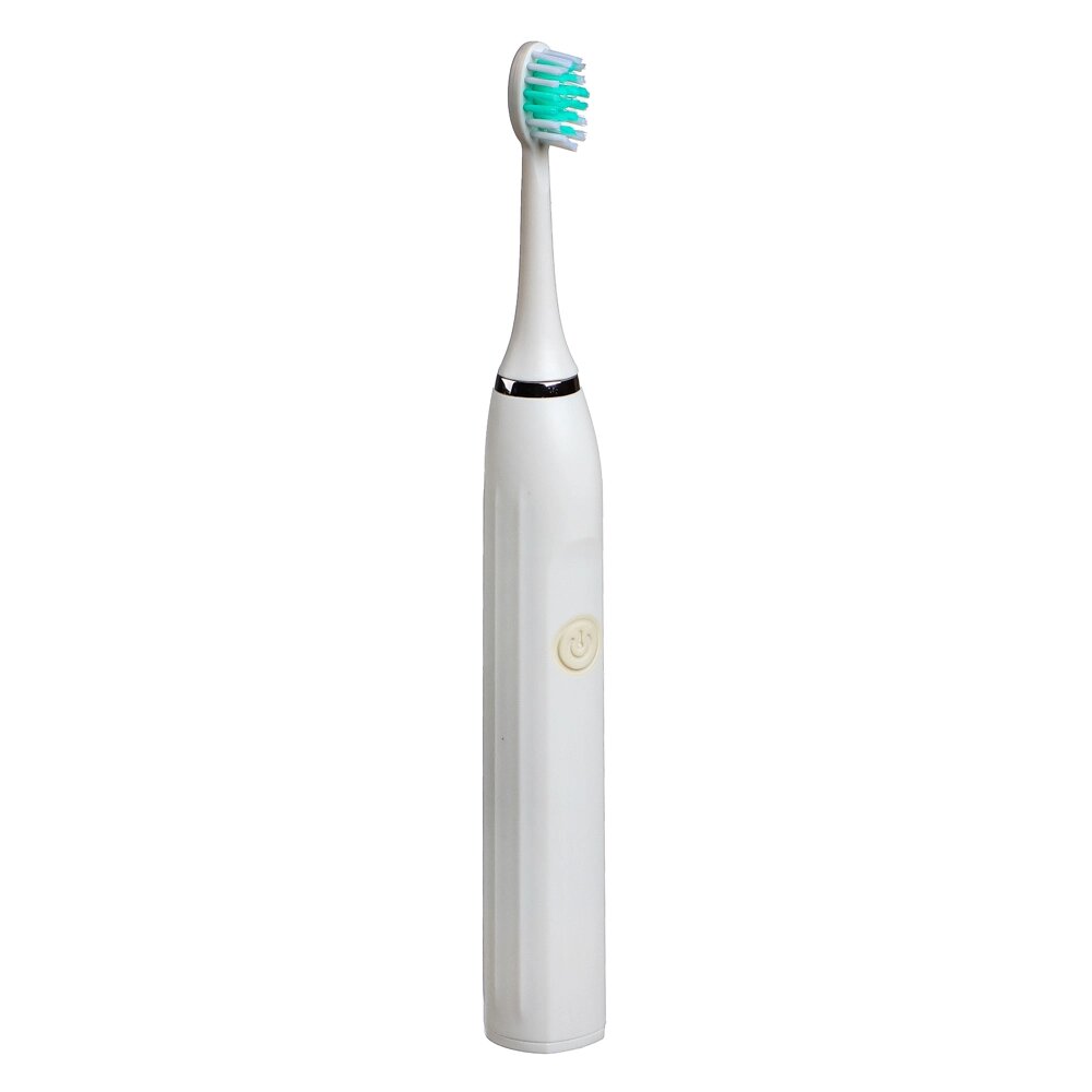 LEBEN Электрическая зубная щётка, 3.5 Вт, 2 насадки в комплекте, белый от компании ООО "Барс" - фото 1