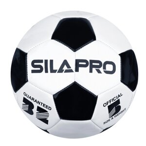 Мяч футбольный 2 сл, р. 5, 22см, ПВХ 1.5мм, 4 цвета, 260гр (10%