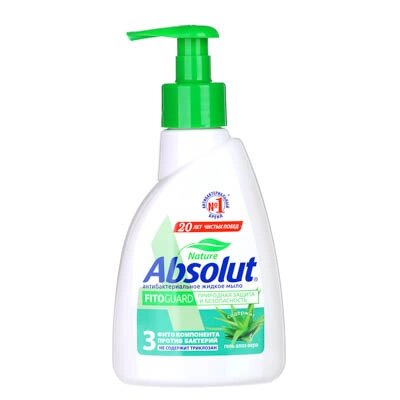 Мыло жидкое ABSOLUT FitoGuard алоэ, п/б, 250 г.