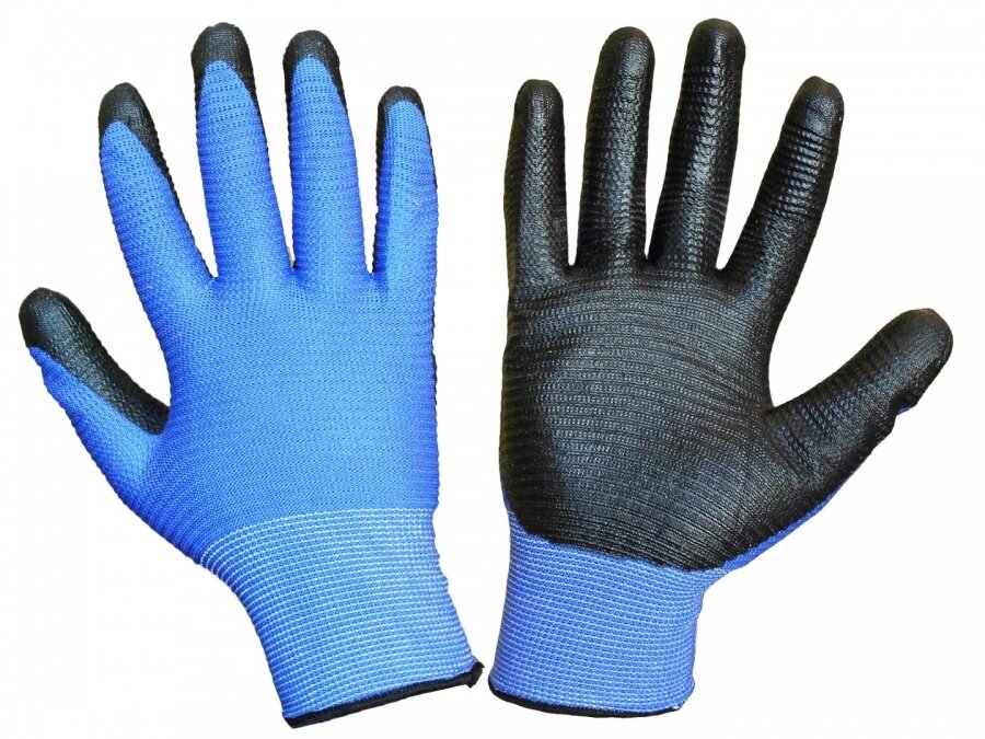 Перчатки нейлоновые ПЛАМЯ - цвет в ассортименте, 10  размер  12/960 от компании ООО "Барс" - фото 1