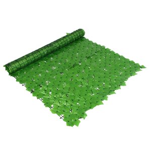 INBLOOM Ограждение из искусственных листьев 1x3м, светлый лист, рулон